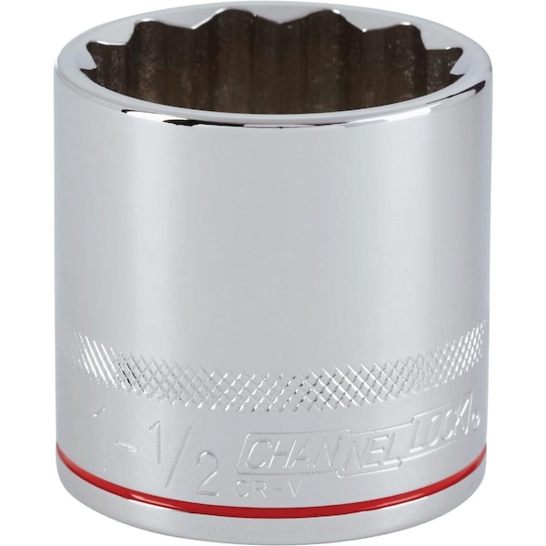 Channellock 1/2 In. Drive 1-1/2 In. 12-Point Shallow Standard Socket 360651 - main